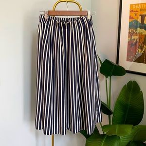 J. Crew Striped Skirt